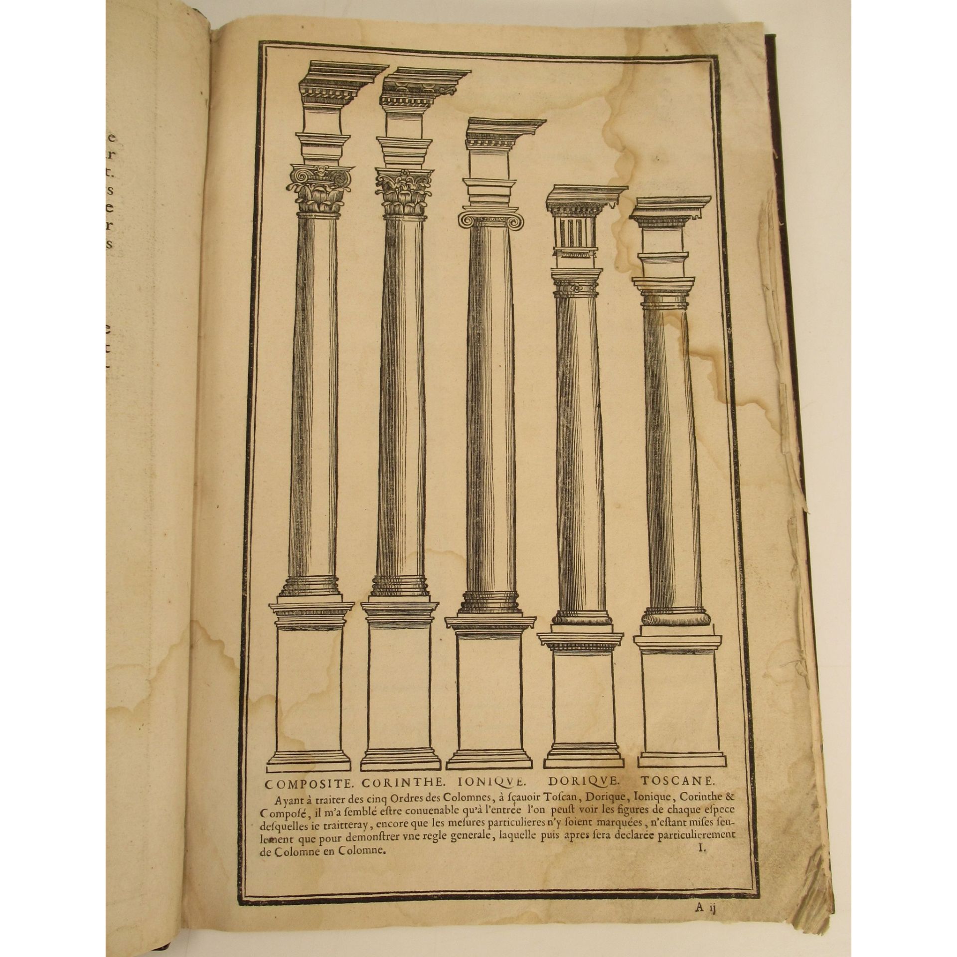 Barrozio, Giacomo, called Vignola Reigle des Cinq Ordres d'Architecture - Image 5 of 6