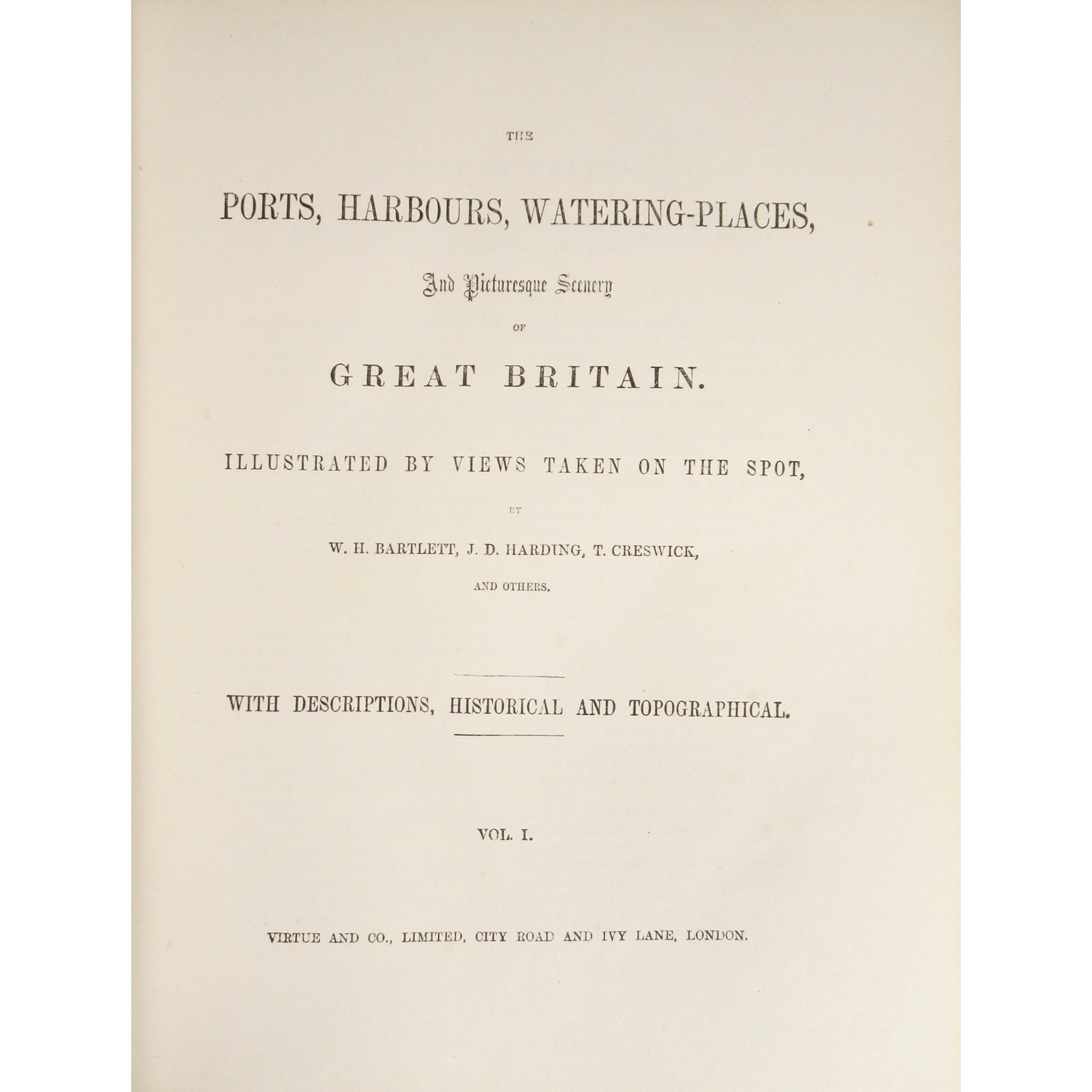 Bartlett, W.H. - J.D. Harding - T. Creswick [Finden's] The Ports, Harbours, Watering-Places and