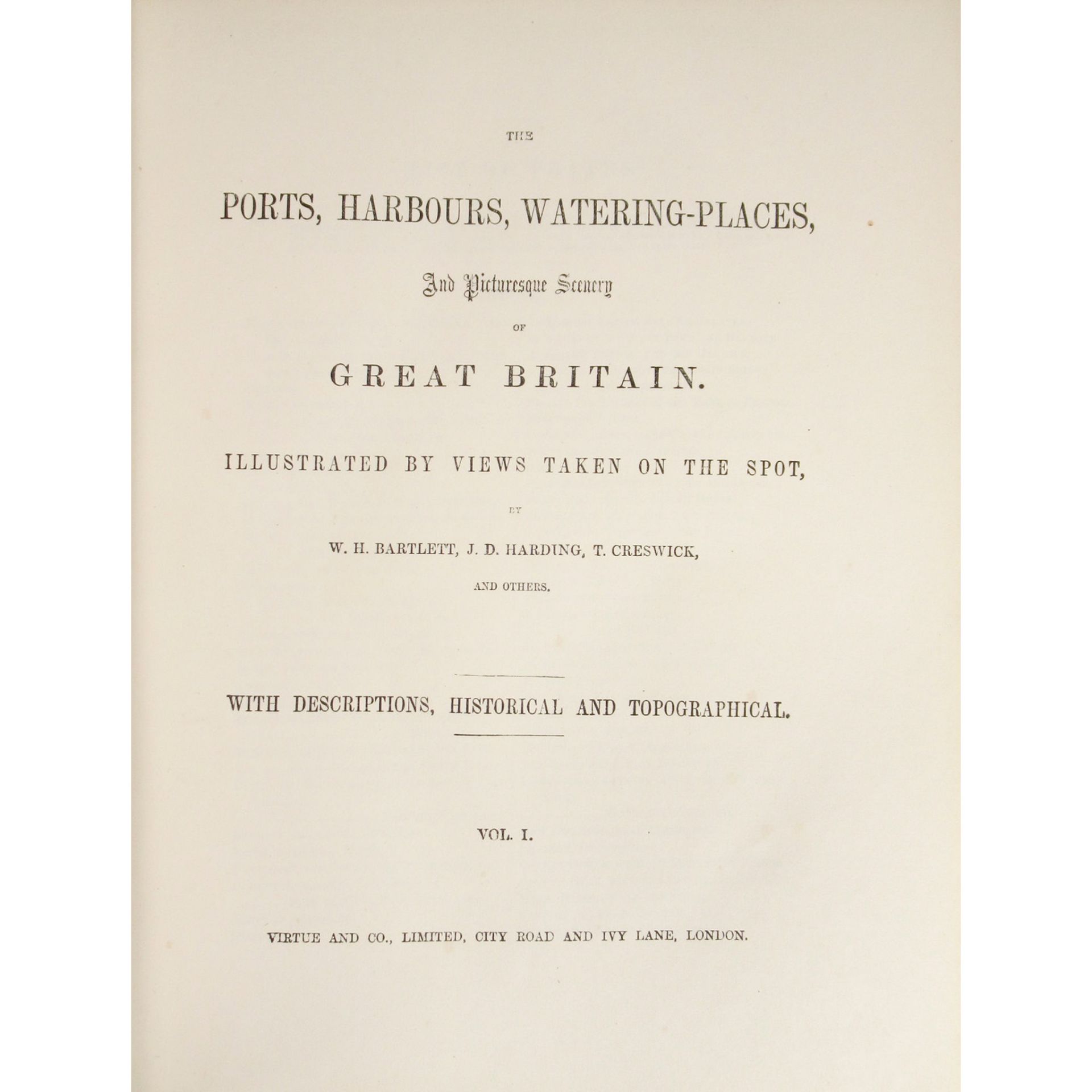 Bartlett, W.H. - J.D. Harding - T. Creswick [Finden's] The Ports, Harbours, Watering-Places and