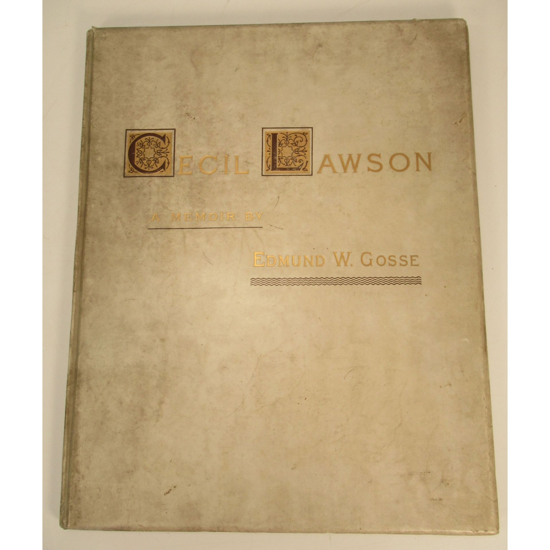 Gosse, Edmund W. Cecil Lawson, a memoir - Image 3 of 4