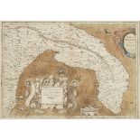 Six hand-coloured maps of Southern Italy, The Black Sea and Europe, including Ortelius, Abraham