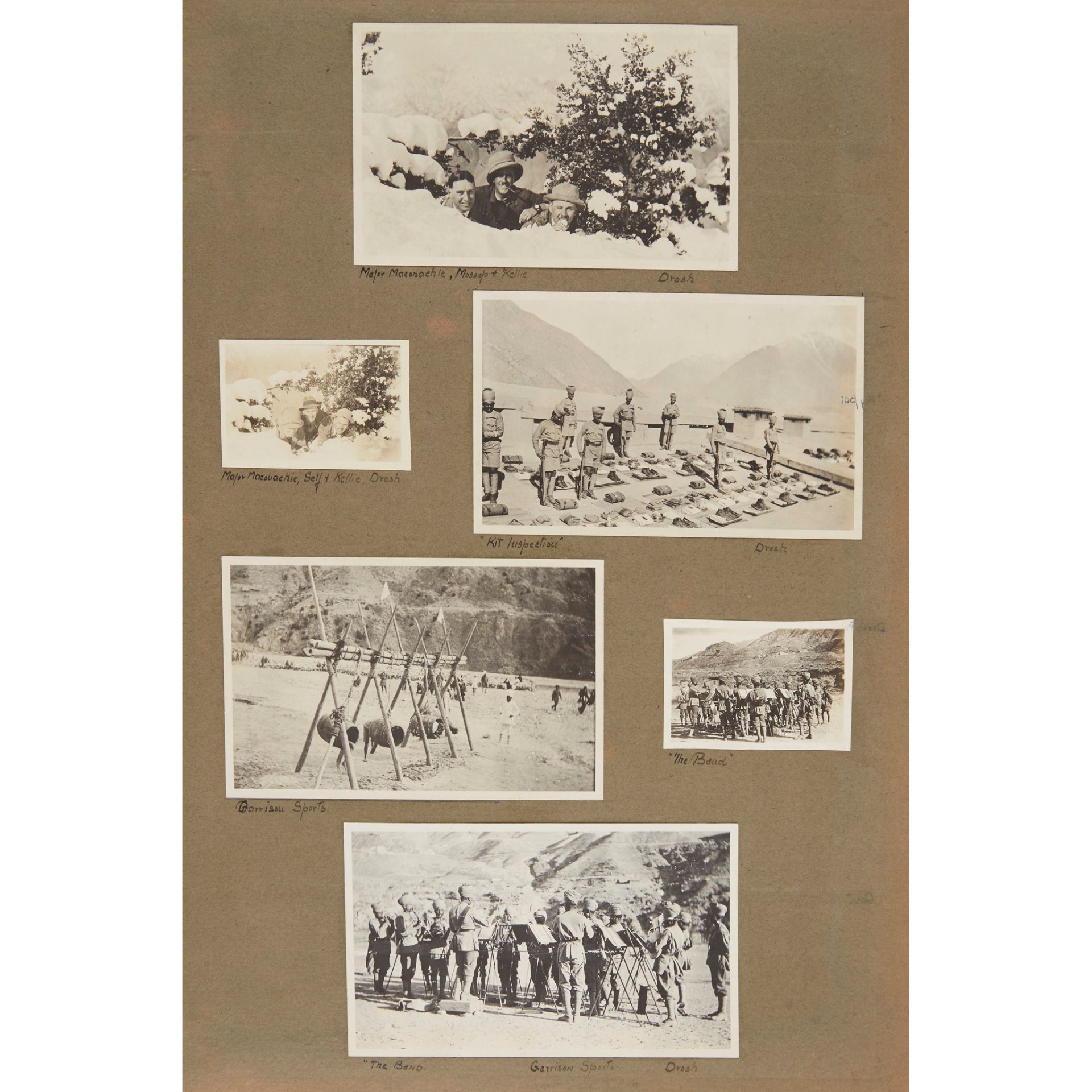 India / Pakistan: a photograph album 1915 - 1918 including many military subjects