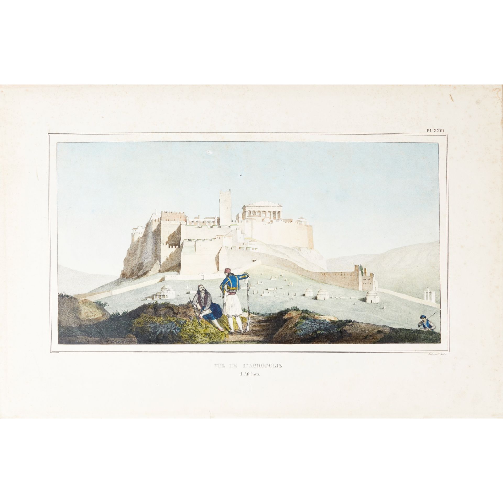 [Greece] - Dupré, Louis [Voyage A Athènes et A Constantinople] - Image 13 of 14