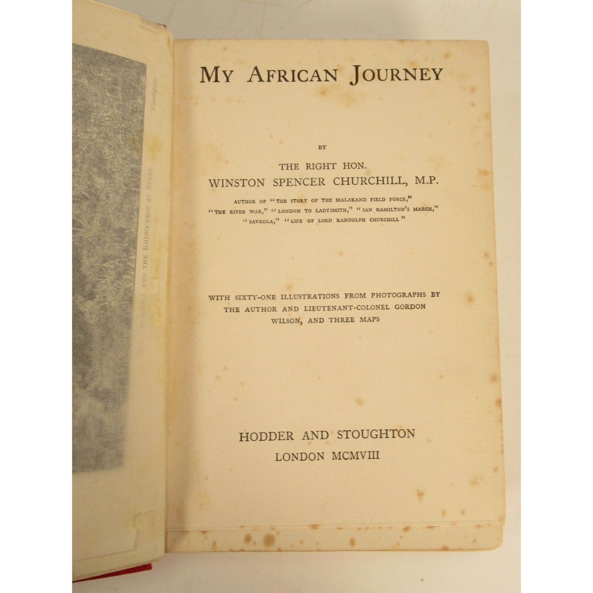 Churchill, Sir Winston My African Journey - Image 2 of 2