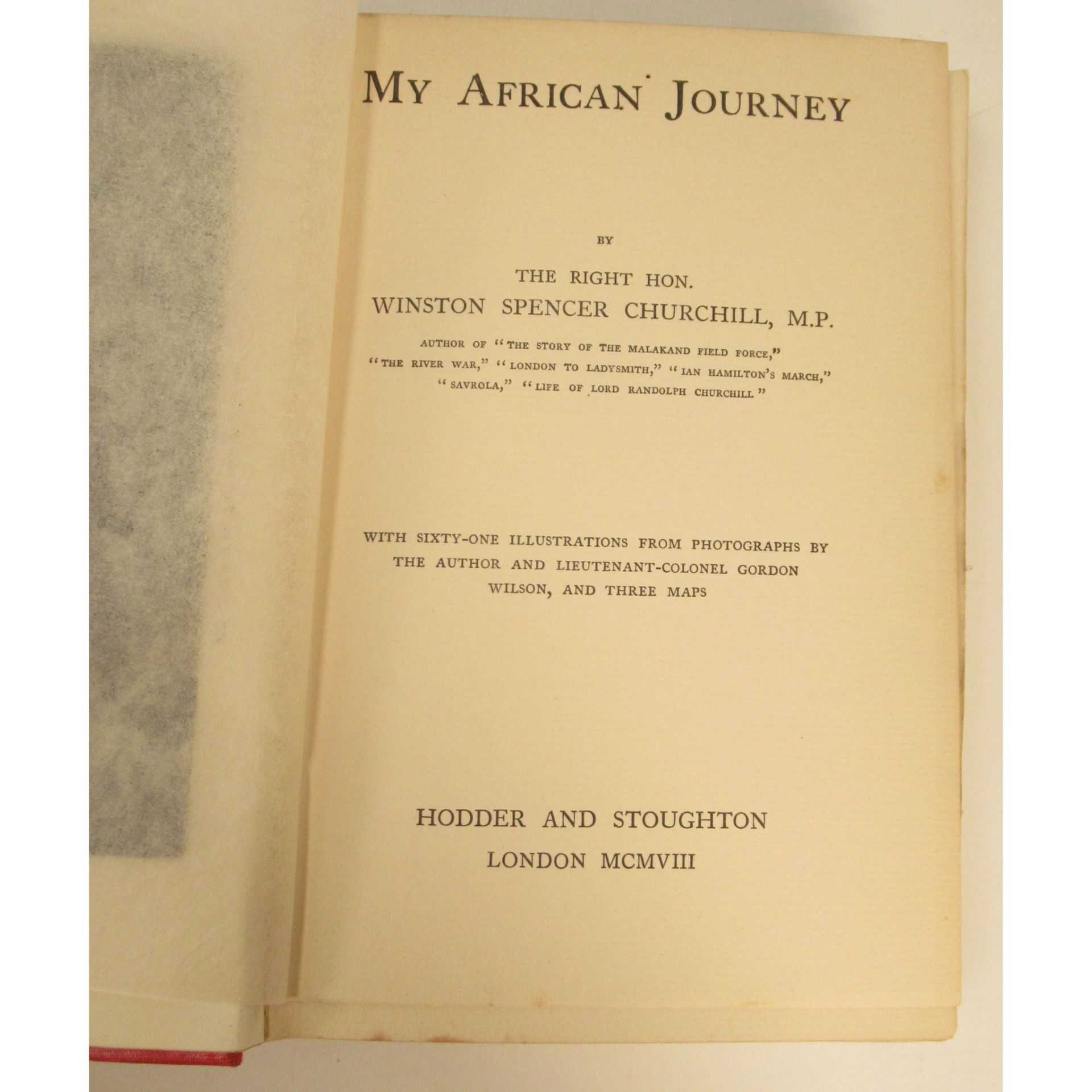 Churchill, Sir Winston My African Journey - Image 2 of 2
