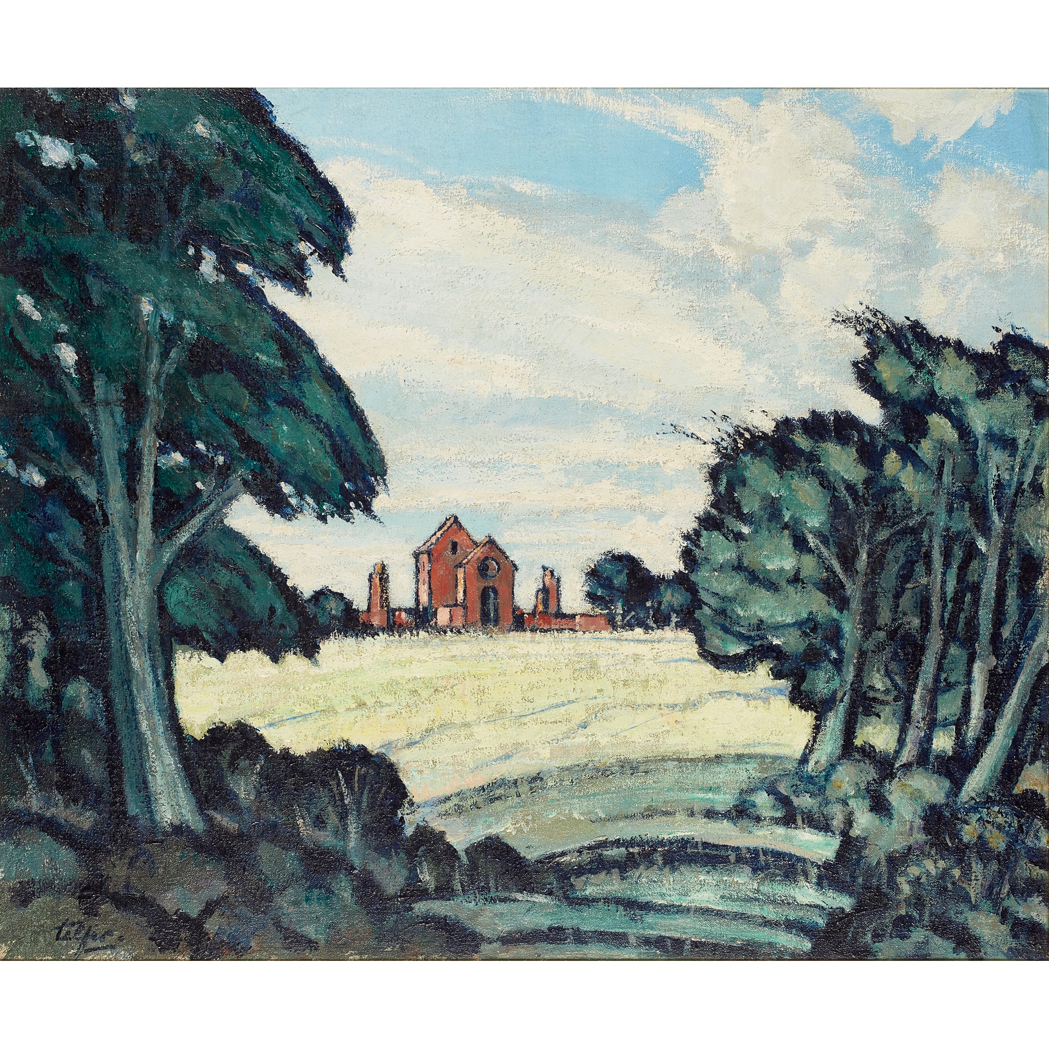 § WILLIAM TELFER (SCOTTISH 1907-1989) SWEETHEART ABBEY