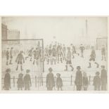 § LAURENCE STEPHEN LOWRY (BRITISH 1887-1976) THE FOOTBALL MATCH