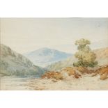 WILLIAM CALLOW (BRITISH 1812-1908) RIVER LANDSCAPE