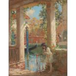 ARTHUR HENRY JENKINS (BRITISH 1871-1940) A VENETIAN DAY