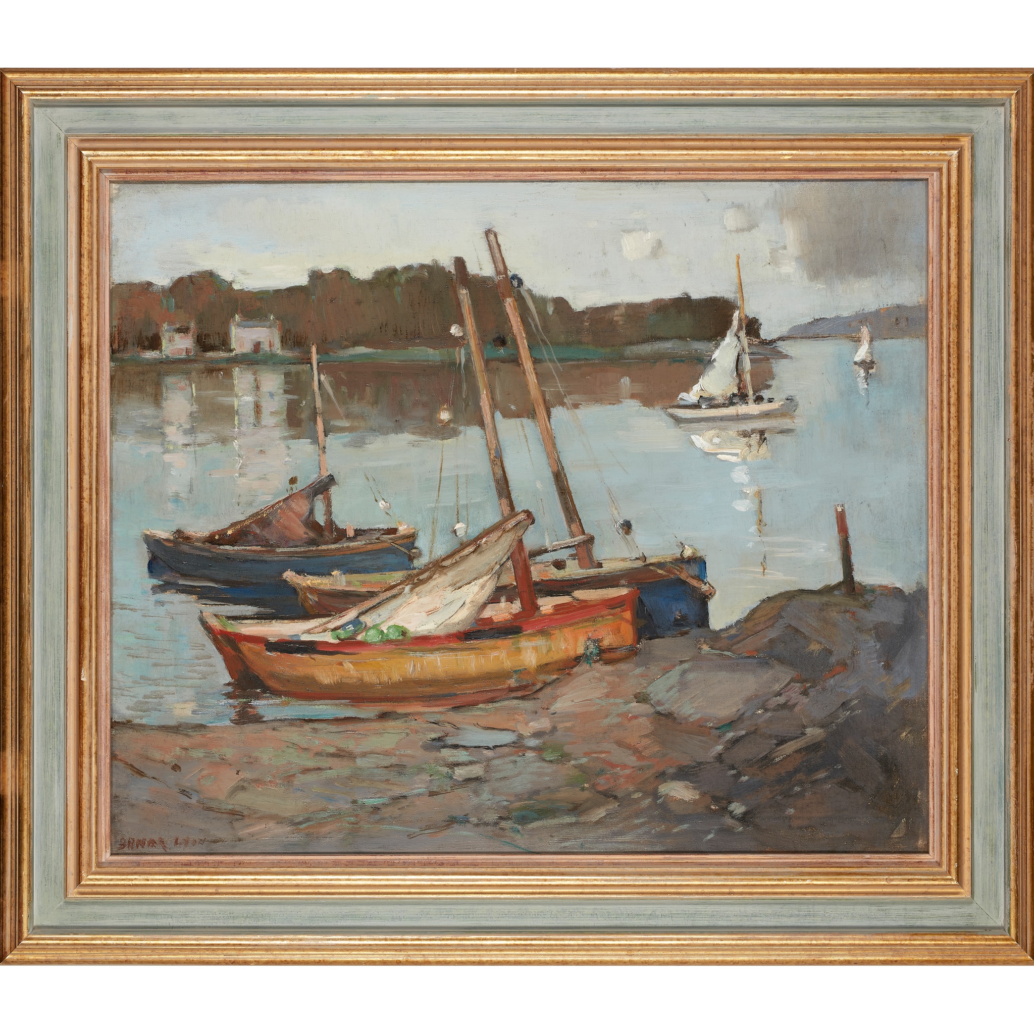 § THOMAS BONAR LYON (SCOTTISH 1873-1955) TARBERT, LOCH FYNE - Image 2 of 3