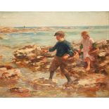 WILLIAM MARSHALL BROWN R.S.A., R.S.W (SCOTTISH 1863-1936) GATHERING MUSSELS