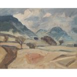 § DENIS PEPLOE R.S.A (SCOTTISH 1914-1993) CUMBRIAN FELLS