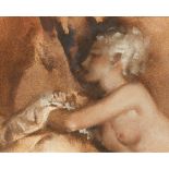 § SIR WILLIAM RUSSELL FLINT P.R.A., P.R.W.S., R.S.W., R.O.I., R.E. (SCOTTISH 1880-1969) FEMALE NUDE