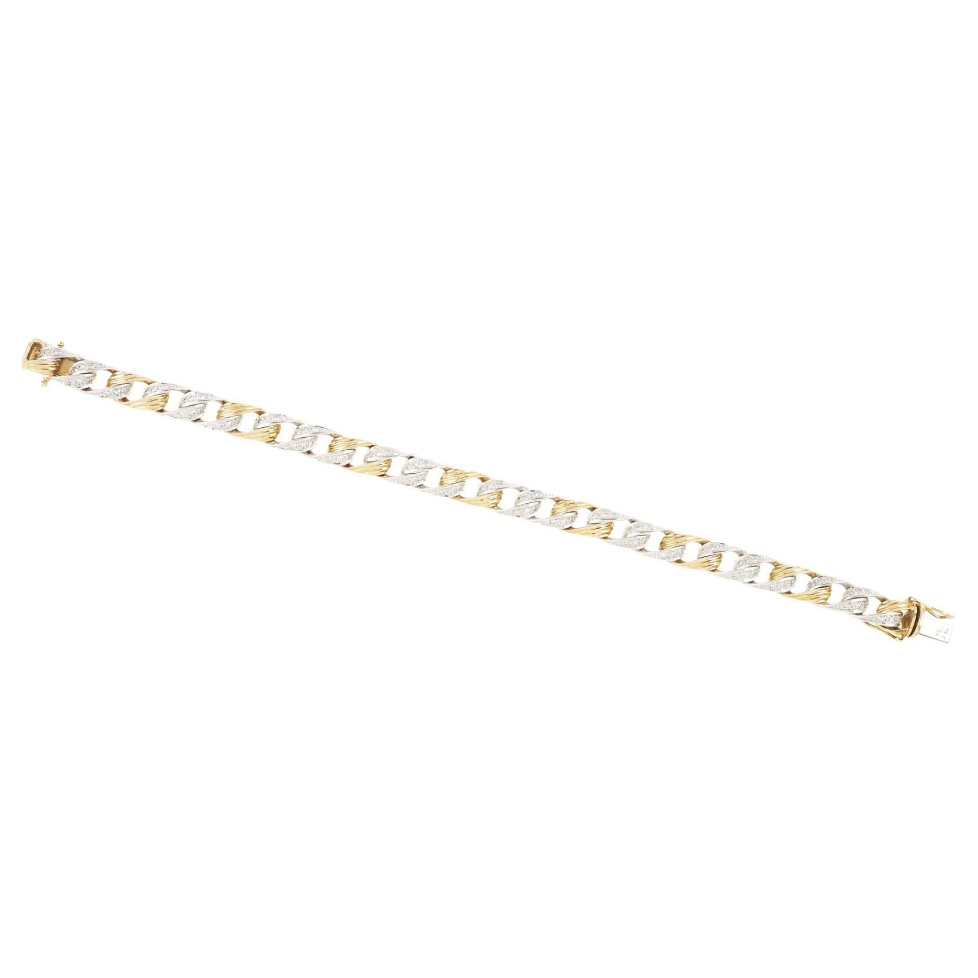 A diamond set bracelet