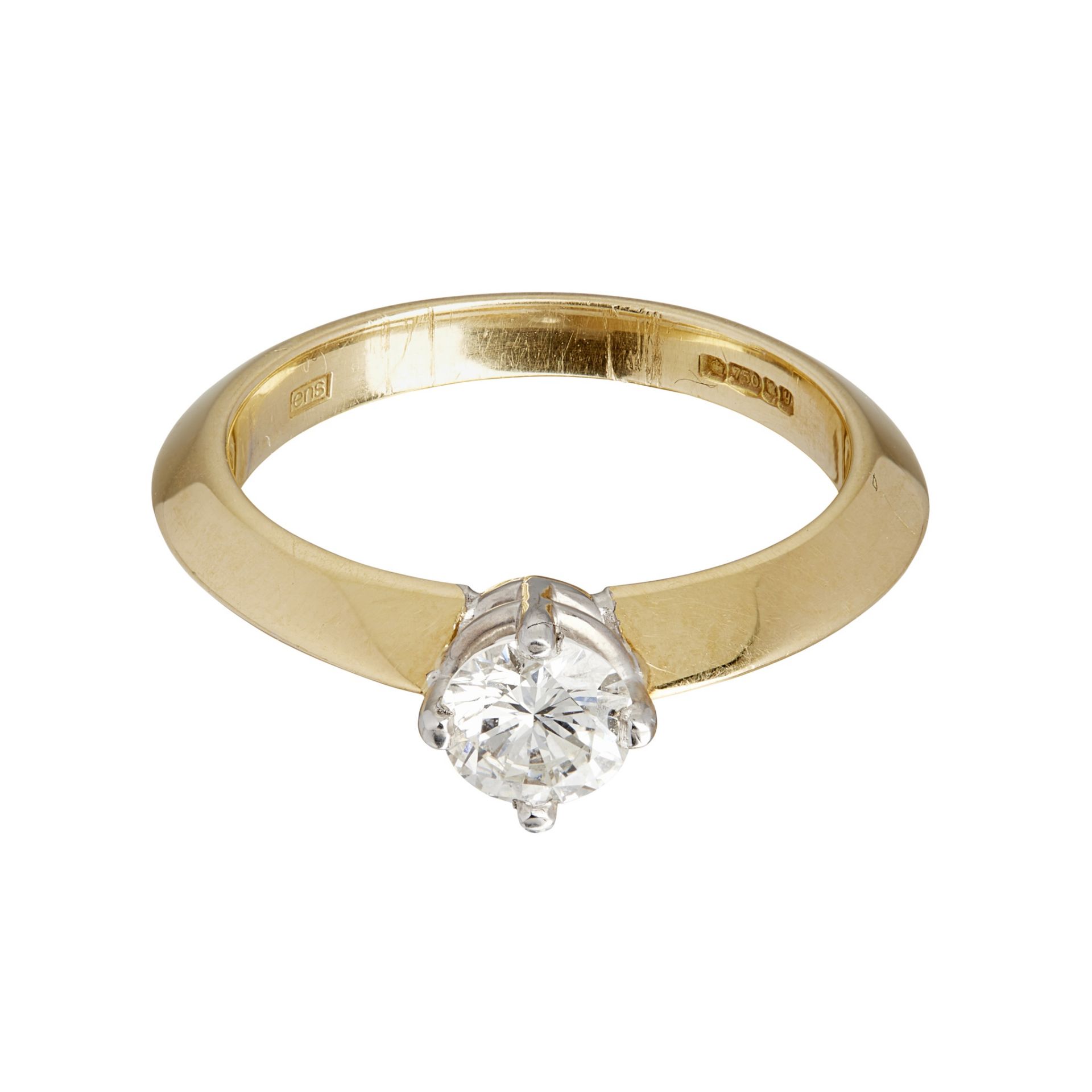 A single stone diamond ring