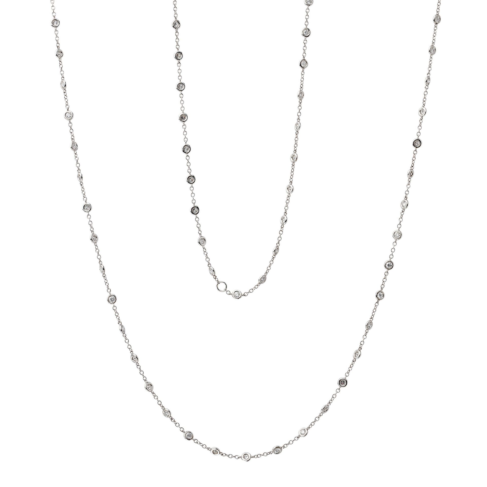 A diamond set long chain