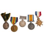 A collection of medals