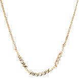 A diamond set necklace