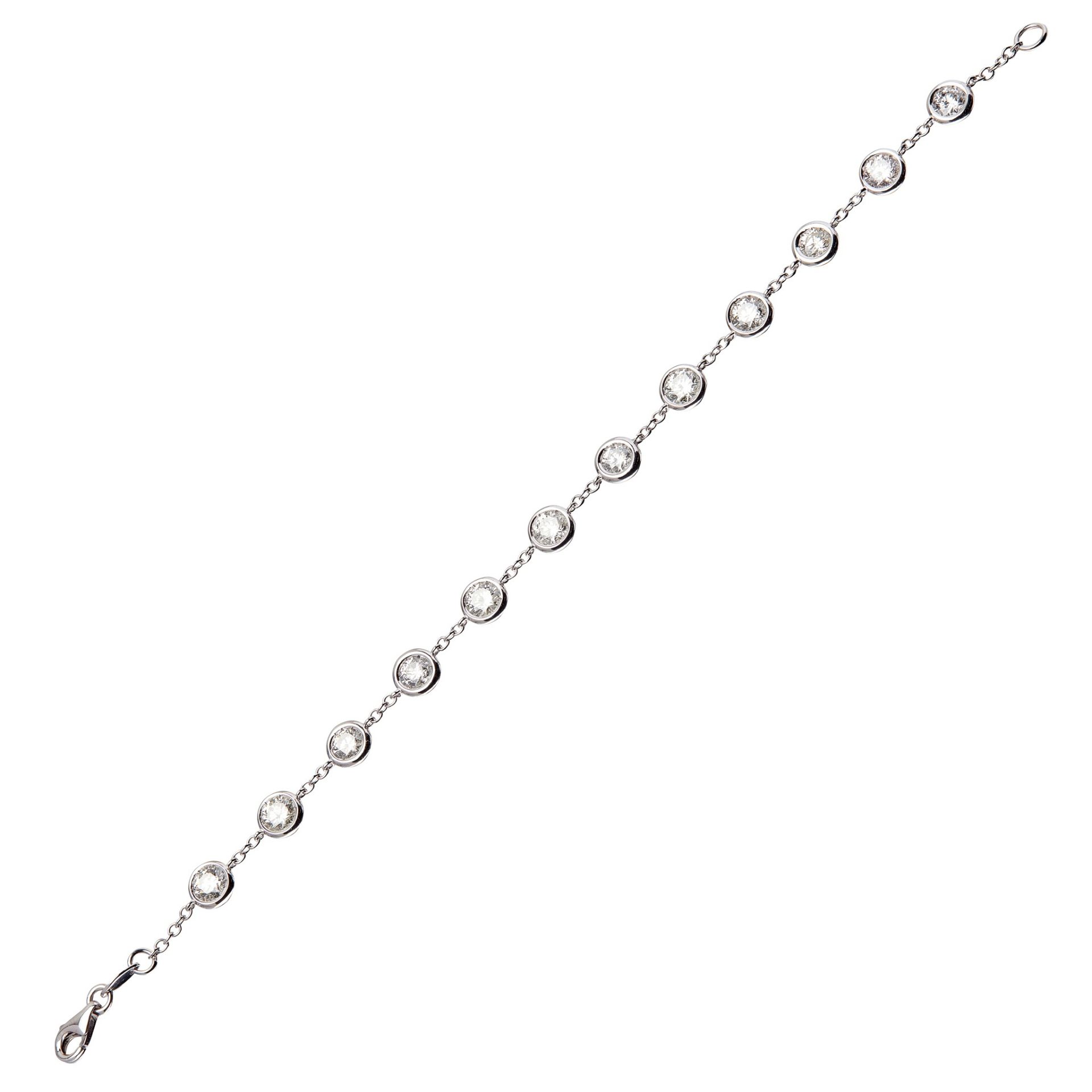 A diamond set bracelet