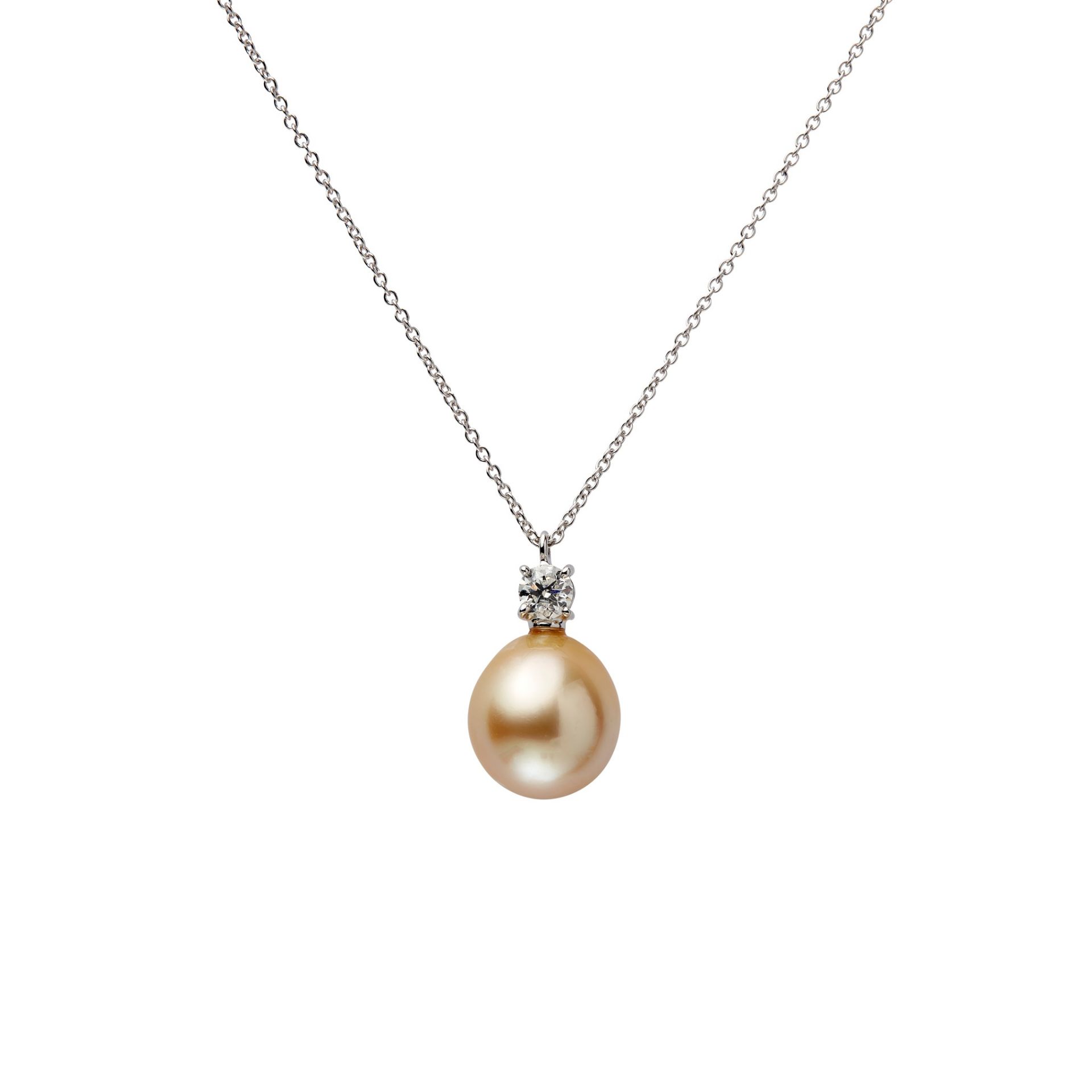 A South Sea pearl and diamond pendant