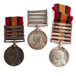 A group of Queen's South Africa medals