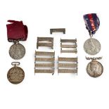 A small collection of medals