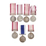 A collection of Naval General Service medals