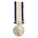 A Victorian Naval General Service medal