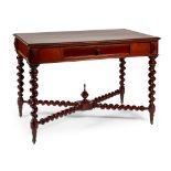 A SCOTTISH VICTORIAN MAHOGANY HALL TABLE CIRCA 1860