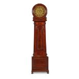 A VICTORIAN MAHOGANY DRUM HEAD LONGCASE CLOCK BY PETER MCFARLANE, GLASGOW MID-19TH CENTURY