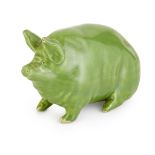 A SMALL WEMYSS WARE PIG CIRCA 1900