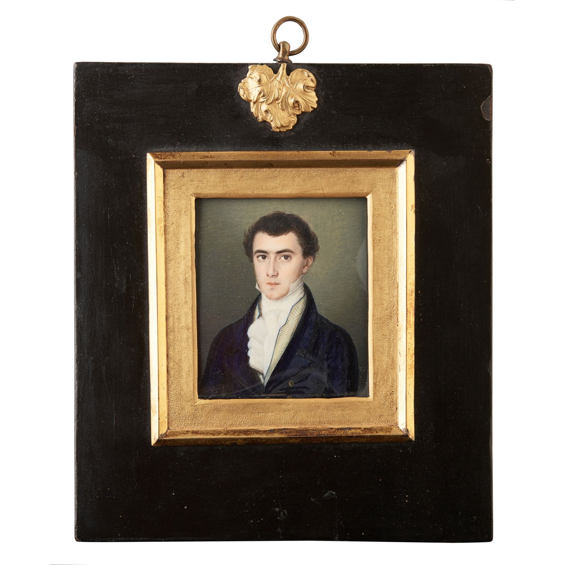 Y SCOTTISH SCHOOL PORTRAIT MINIATURE OF A YOUNG GENTLEMAN, CIRCA 1820