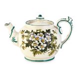 A RARE WEMYSS WARE TEAPOT 'BLACKTHORN' PATTERN, EARLY 20TH CENTURY