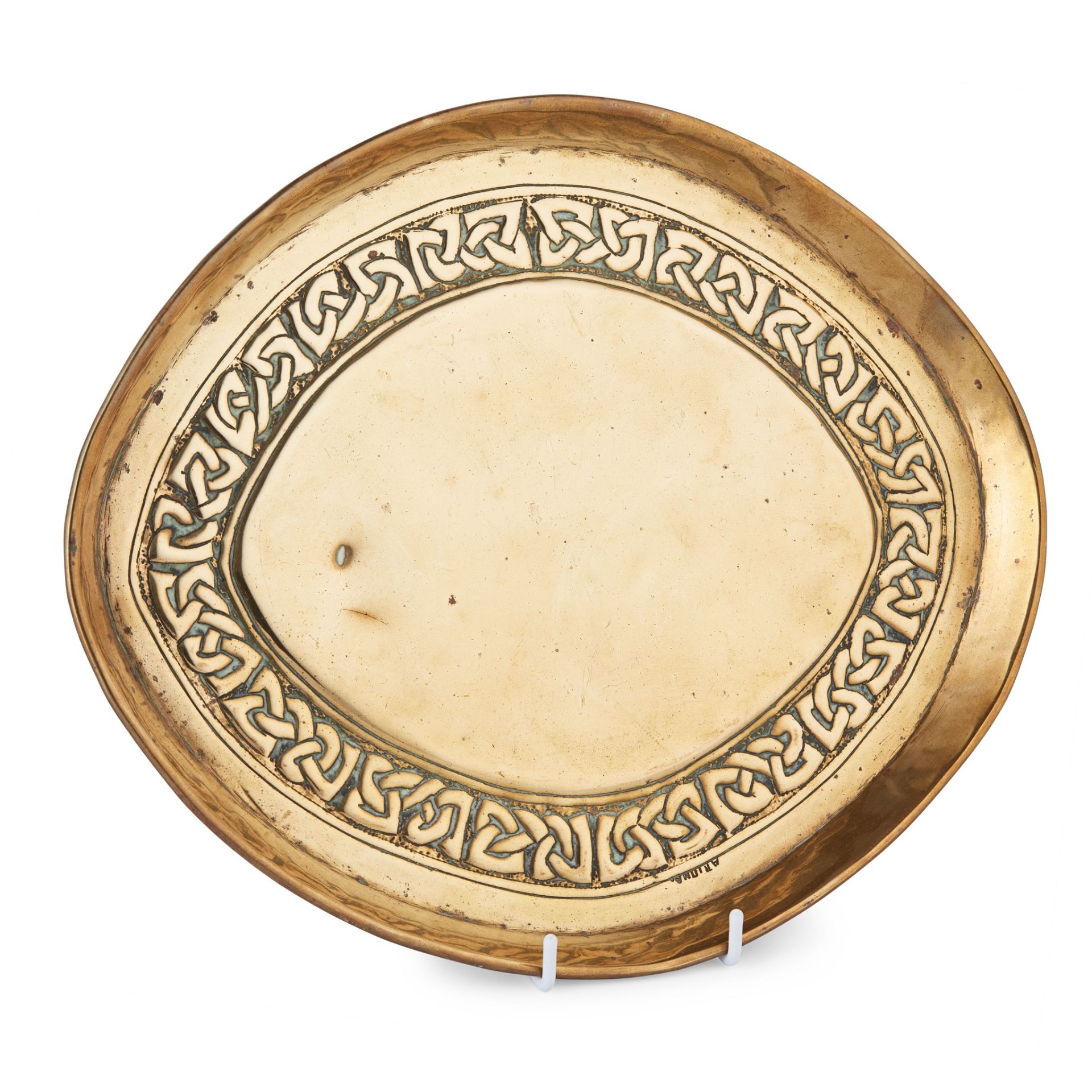 IONA - A BRASS TRAY ALEXANDER RITCHIE