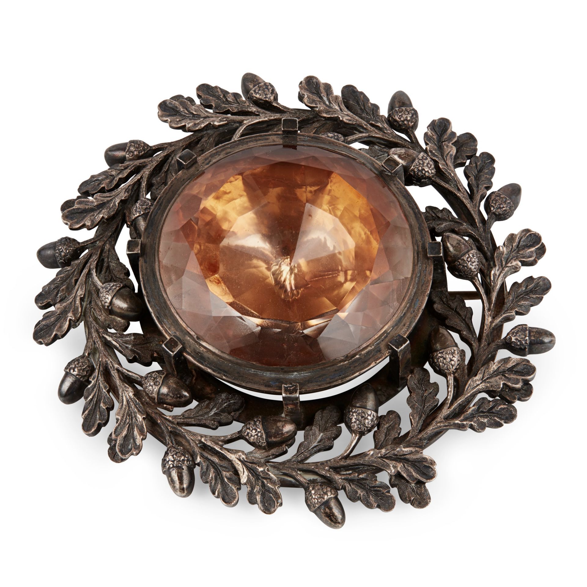 A PLAID BROOCH EARLY/ MID-19TH CENTURY