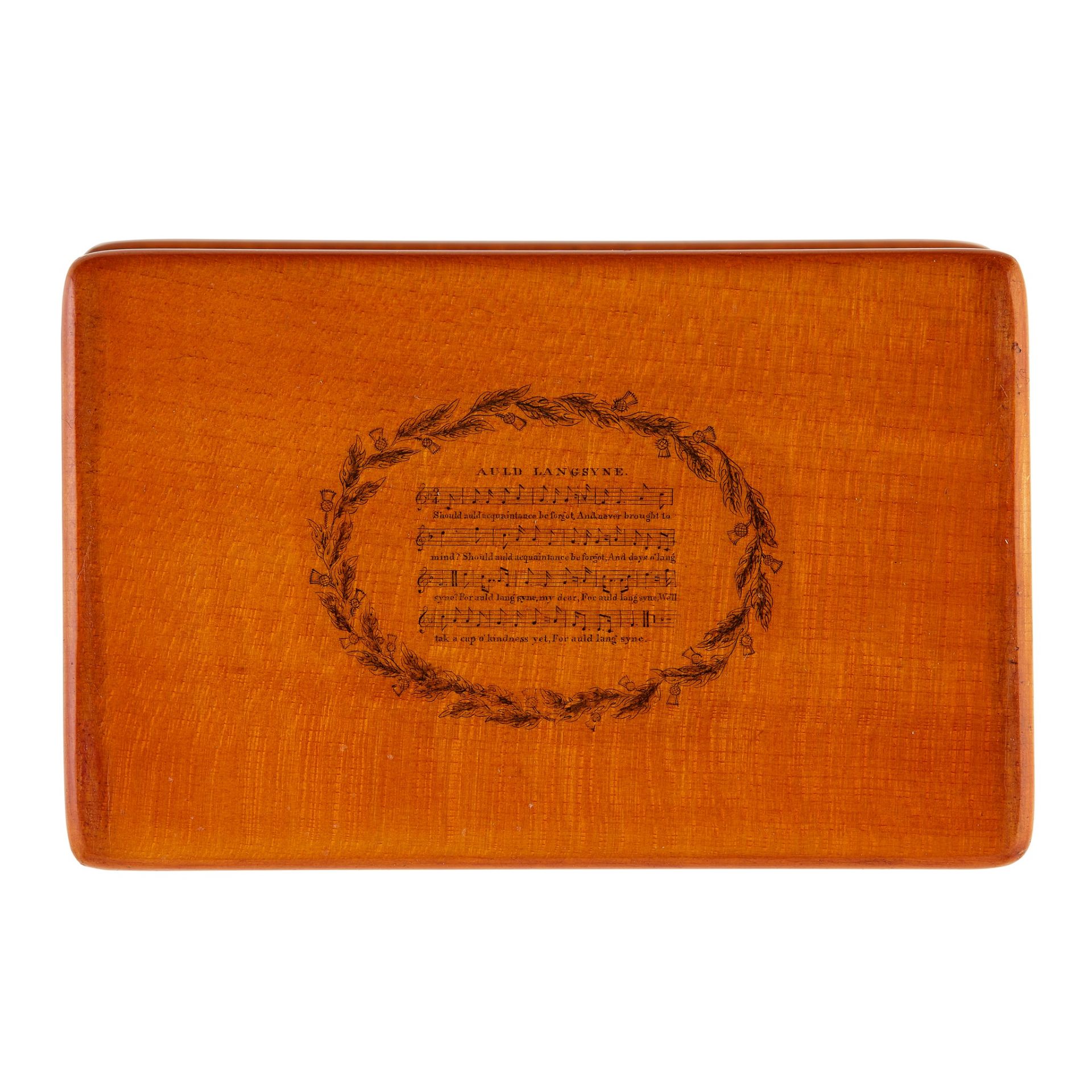 A SCOTTISH SYCAMORE SNUFF BOX BY DANIEL CRAIG, HELENSBURGH CIRCA 1830 - Bild 3 aus 3