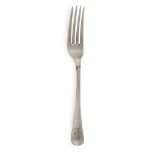 ELGIN- A set of six Scottish provincial table forks CHARLES FOWLER