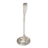 ABERDEEN - A SCOTTISH PROVINCIAL SOUP LADLE WILLIAM JAMIESON