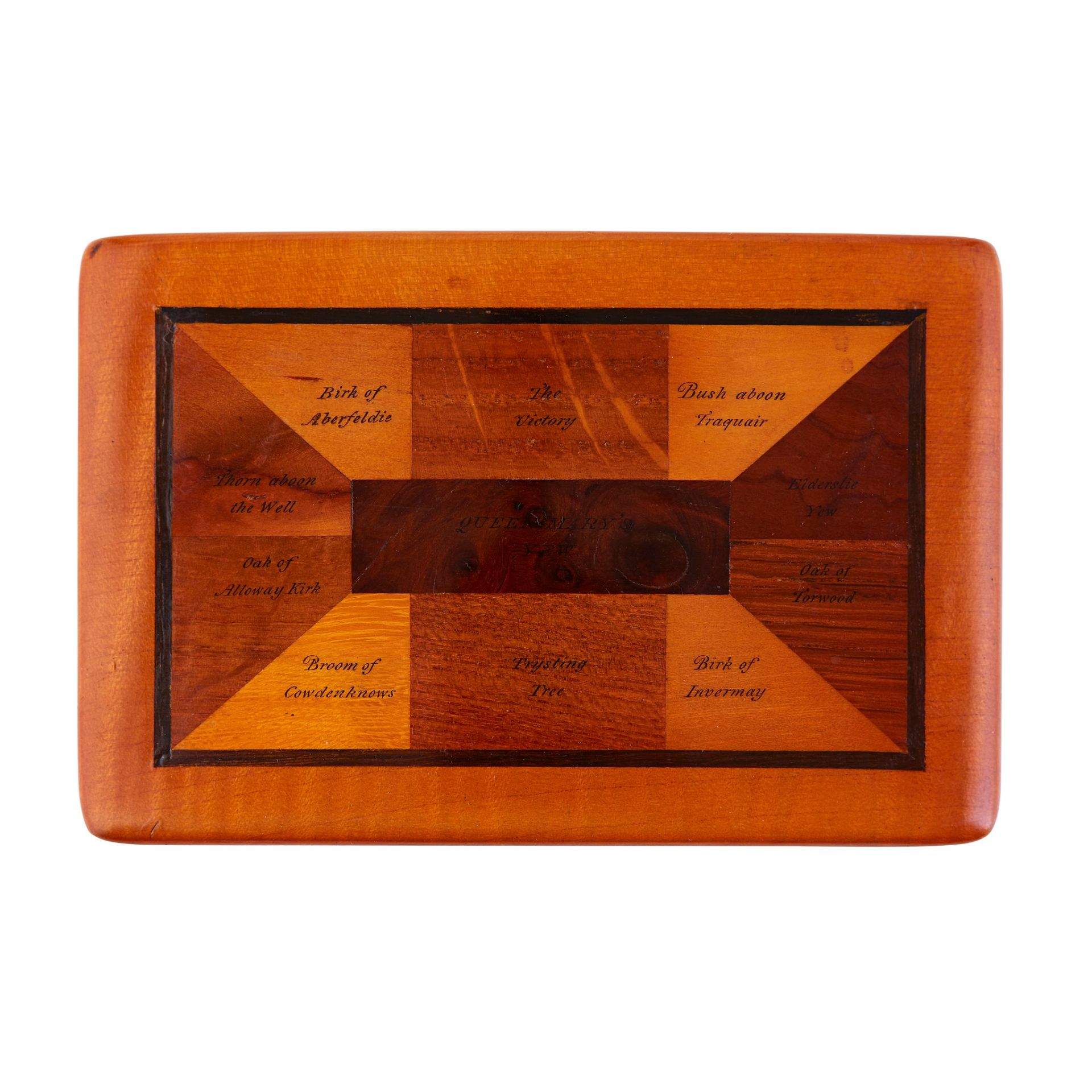 A SCOTTISH SYCAMORE SNUFF BOX BY DANIEL CRAIG, HELENSBURGH CIRCA 1830 - Image 2 of 3