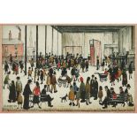 § LAURENCE STEPHEN LOWRY R.A. (BRITISH 1887-1976) PUNCH AND JUDY