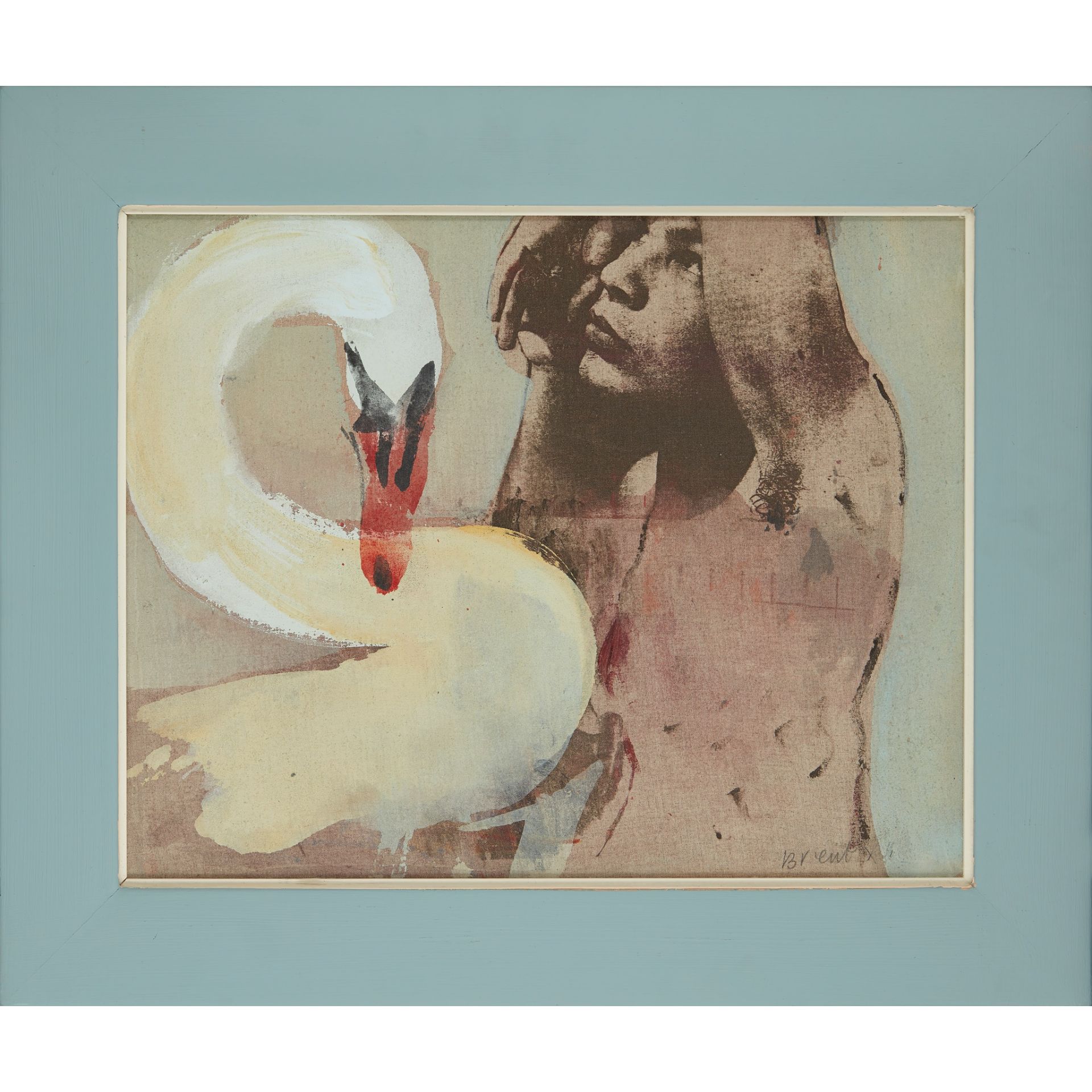 § BRENT MILLAR (SCOTTISH CONTEMPORARY) SWAN - 2010 - Bild 2 aus 3