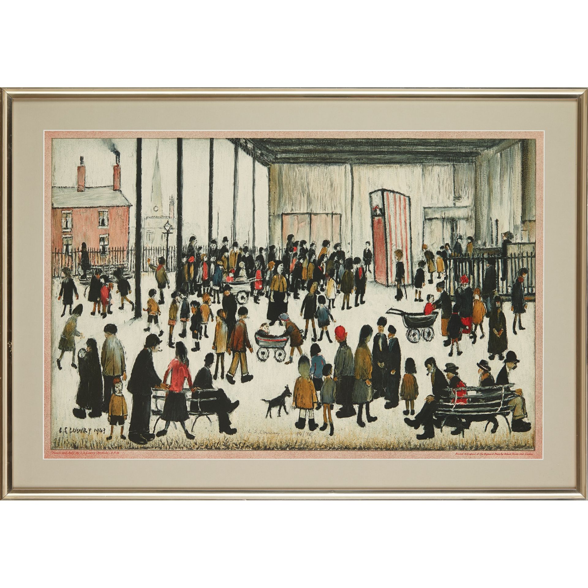§ LAURENCE STEPHEN LOWRY R.A. (BRITISH 1887-1976) PUNCH AND JUDY - Bild 2 aus 3