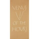 § IAN HAMILTON FINLAY (SCOTTISH 1925-2006) VENUS OF THE HOURS