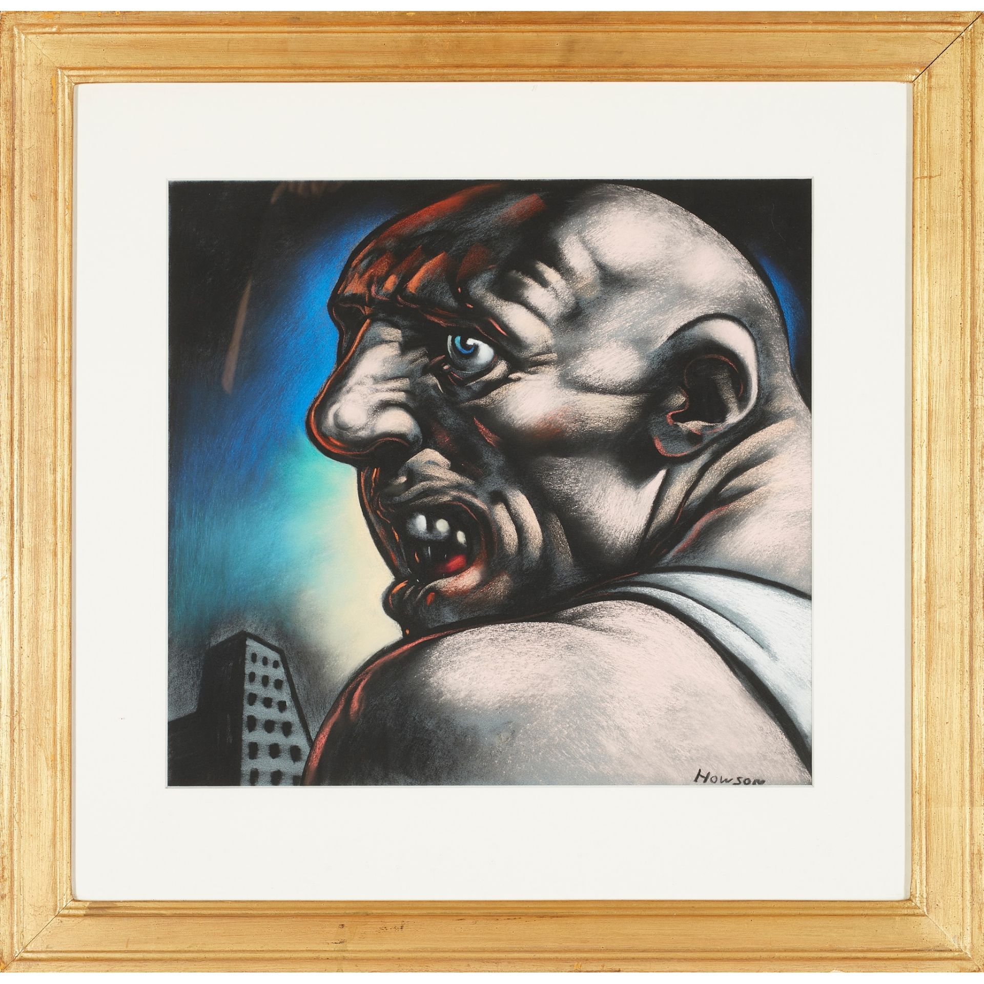 § PETER HOWSON O.B.E. (SCOTTISH B.1958) THE BOXER - Bild 2 aus 3