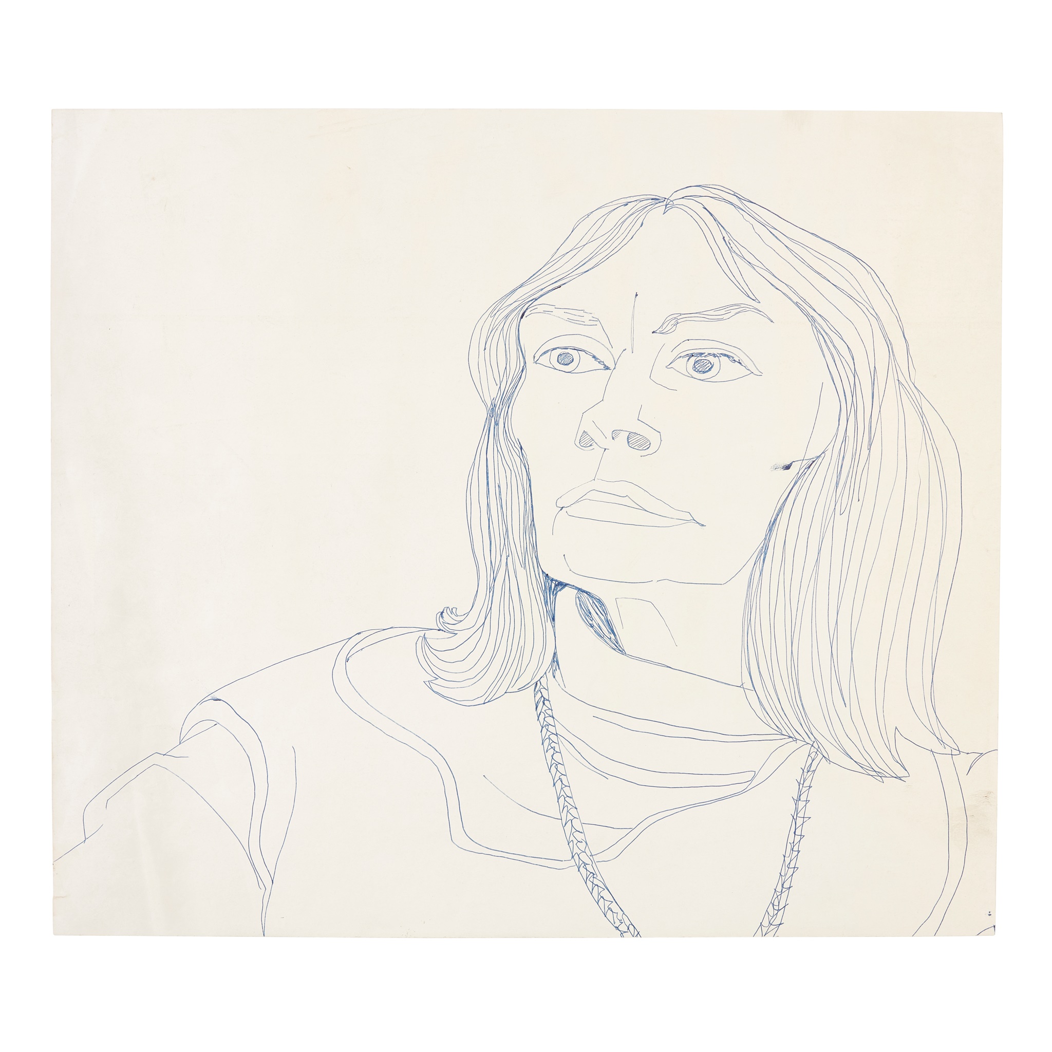 § ALASDAIR GRAY (SCOTTISH 1934-2019) PORTRAIT OF KATY GARDINER