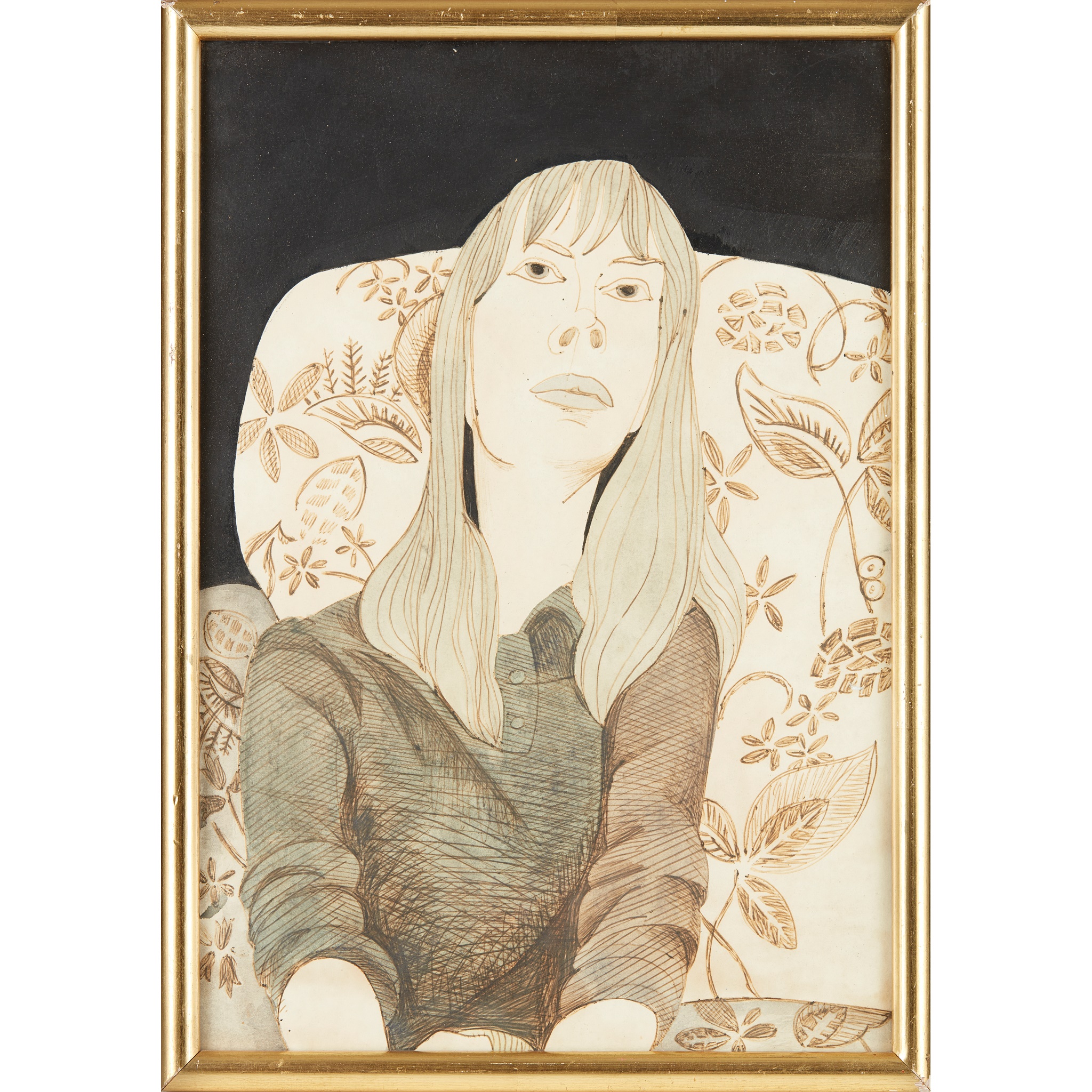 § ALASDAIR GRAY (SCOTTISH 1934-2019) PORTRAIT OF SUSAN - Image 2 of 3