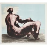 § HENRY MOORE O.M., C.H., F.B.A. (BRITISH 1898-1986) RECLINING WOMAN I