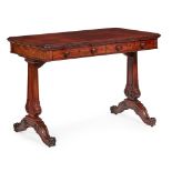 HOLLAND & SONS MAHOGANY WRITING TABLE MID 19TH CENTURY