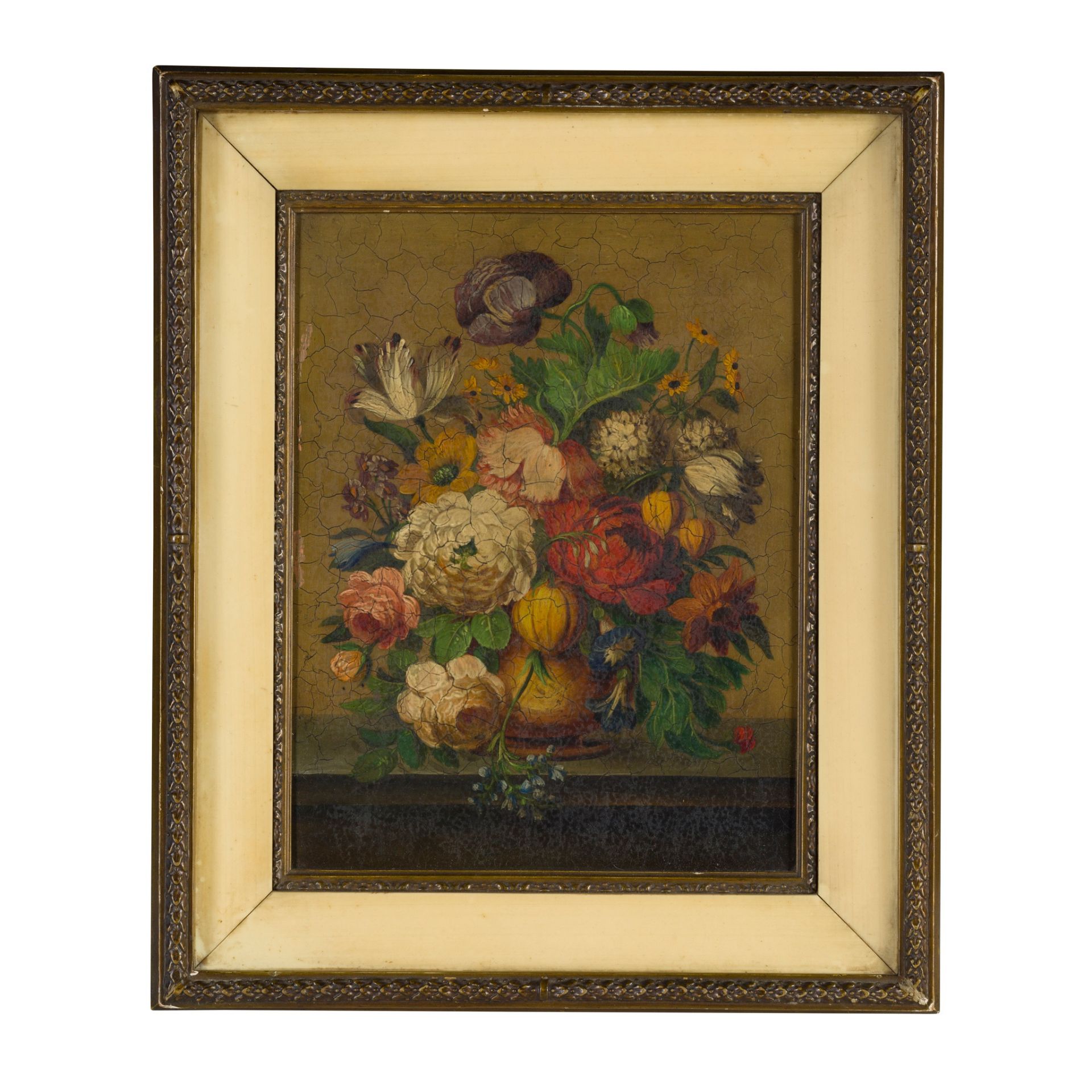 Y CONTINENTAL SCHOOL, 19TH CENTURY PAIR OF FLORAL STILL LIFE STUDIES - Bild 2 aus 2