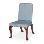 GEORGE II MAHOGANY SIDE CHAIR MID 18TH CENTURY